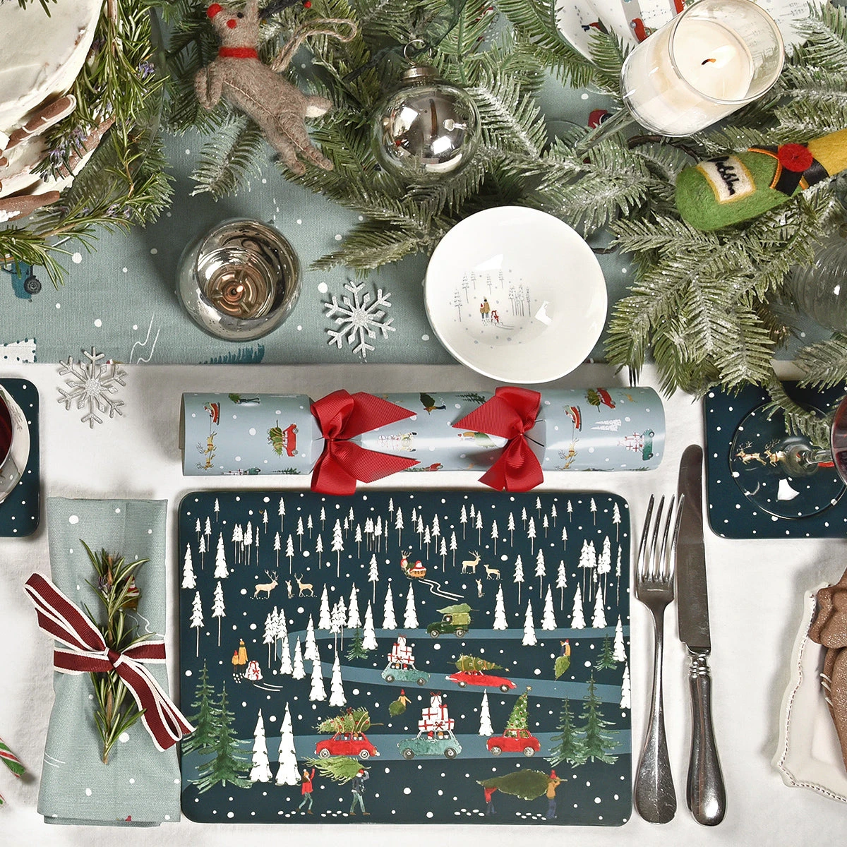 Home For Christmas Placemats (Set Of 4) 4 Home For Christmas Placemats (Set Of 4) - Image 2