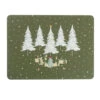 Festive Forest Placemats (Set Of 4) -Sophie Allport pmc8401 festive forest placemat set of 4 cut out high res square