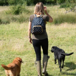 Bees Folding Rucksack -Sophie Allport poly36425 bees folding rucksack lifestyle high res square