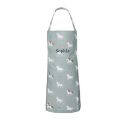 Unicorn Kids Apron 7 Unicorn Kids Apron -Sophie Allport poly55252 unicorn child apron polyester personalisation cut out high res square 1