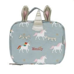 Unicorn Kids Lunch Bag -Sophie Allport poly55590s unicorn lunch bag small polyester personalisation cut out high res square