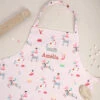 Fairground Ponies Kids Apron -Sophie Allport poly73252 fairground ponies child apron polyester lifestyle personalisation high res square