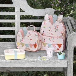 Fairground Ponies Lunch Bag 12 Fairground Ponies Lunch Bag -Sophie Allport polyester collection portrait fairground ponies lifestyle high res square