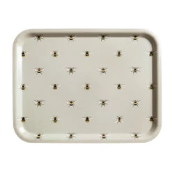 Bees Serving Tray -Sophie Allport pt3645 bees printed tray large cut out web 2 3499605f dc89 4d83 a0f6 15e4b1cc5eba