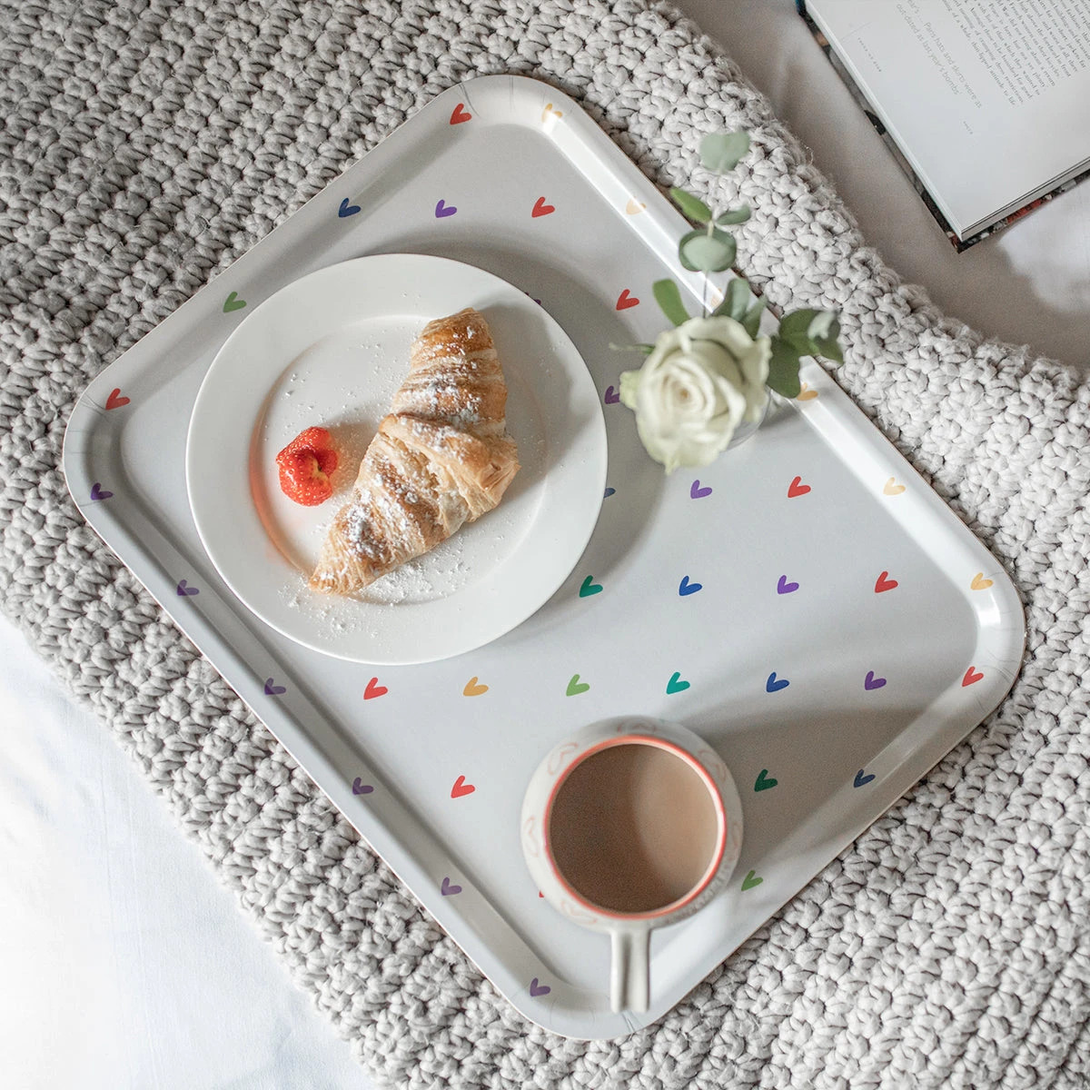 Hearts Serving Tray - Large 4 Hearts Serving Tray - Large - Image 2