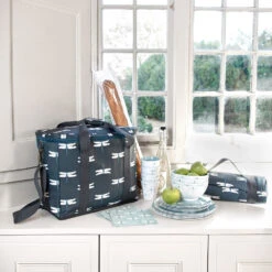 Dragonfly Melamine Beaker -Sophie Allport pvc57525 dragonfly oilcloth picnic bag and blanket and melamine lifestyle web 5