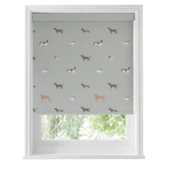Woof Sage Made To Measure Roller Blind 9 Woof Sage Made To Measure Roller Blind -Sophie Allport rlb32sm2m woof sage artwork roller blind made to measure cut out high res square