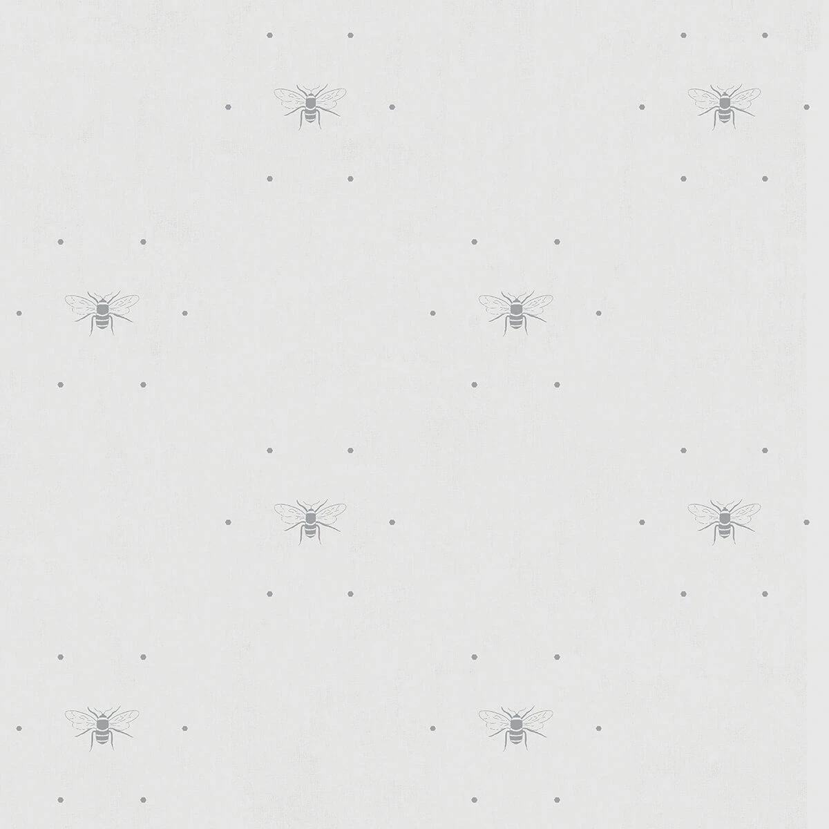 Bees Grey Made To Measure Roman Blind 4 Bees Grey Made To Measure Roman Blind - Image 2