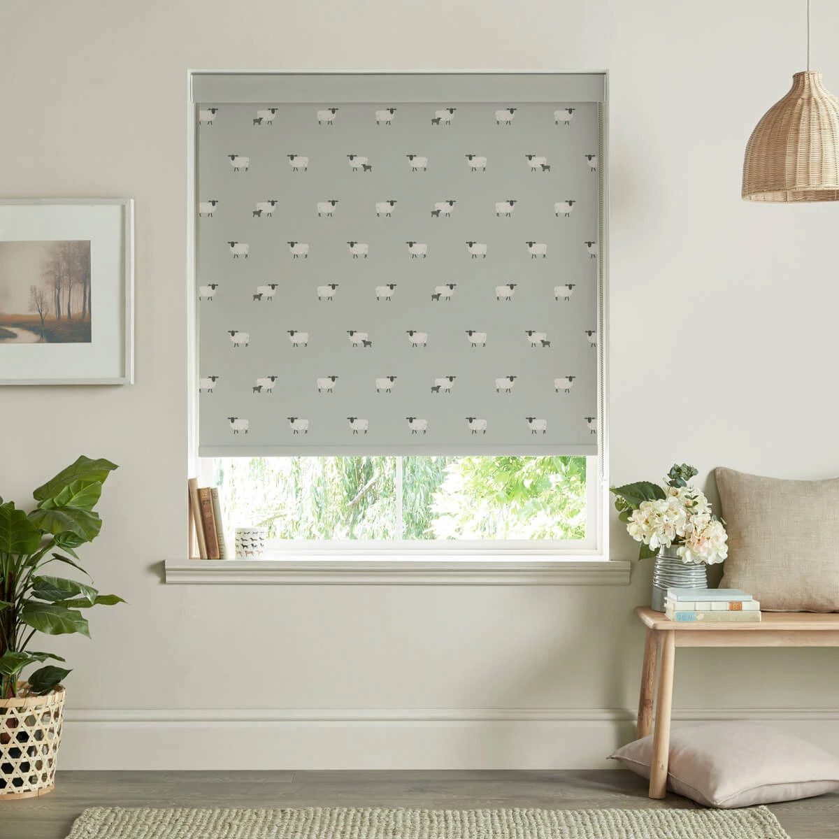 Sheep Pebble Made To Measure Roller Blind 3 Sheep Pebble Made To Measure Roller Blind