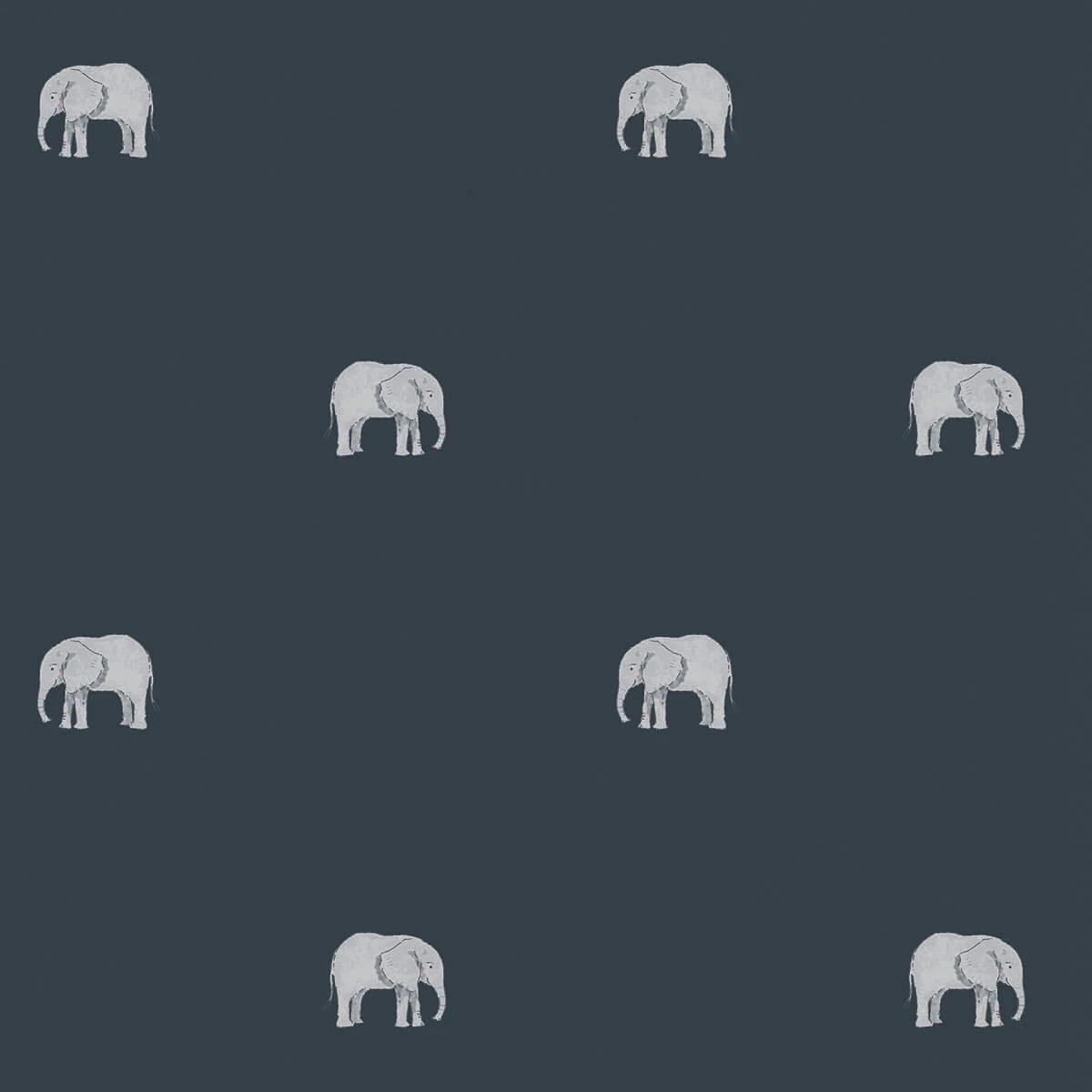 Elephant Deep Navy Made To Measure Roman Blind 4 Elephant Deep Navy Made To Measure Roman Blind - Image 2