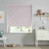 Fairground Ponies Soft Pink Made To Measure Roller Blind -Sophie Allport rlb73spm2m fairground ponies soft pink vector roller blind made to measure lifestyle high res square