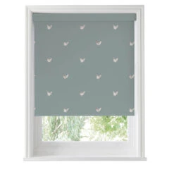 Chicken Deep Duck Egg Made To Measure Roller Blind 9 Chicken Deep Duck Egg Made To Measure Roller Blind -Sophie Allport rlb8dgm2m chicken deep duckegg artwork roller blind made to measure cut out high res square