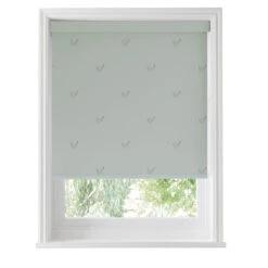 Chicken Sage Grey Made To Measure Roller Blind -Sophie Allport rlb8sgm2m chicken sage green vector roller blind made to measure cut out high res square