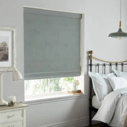 Boxing Hares Deep Duck Egg Made To Measure Roman Blind -Sophie Allport rmb25ddm2m hare deep duckegg vector roman blind made to measure lifestyle 2 high res square a92ef9a6 d35f 4773 ae86 e750bae69968