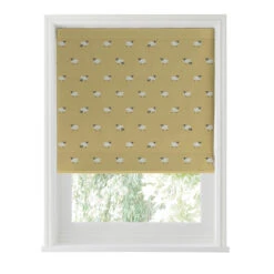 Sheep Ochre Made To Measure Roman Blind -Sophie Allport rmb43om2m sheep ochre artwork roman blind made to measure cut out high res square
