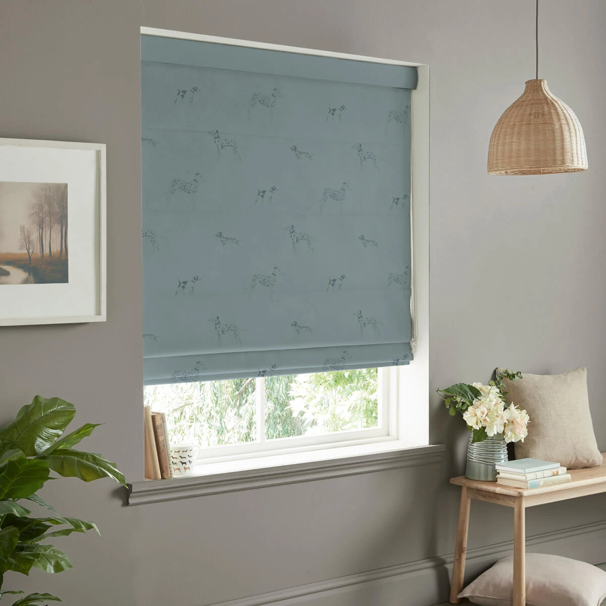 Fetch Teal Made To Measure Roman Blind 5 Fetch Teal Made To Measure Roman Blind - Image 3