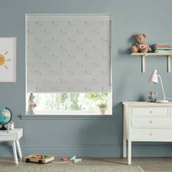Fairground Ponies Warm Grey Made To Measure Roman Blind