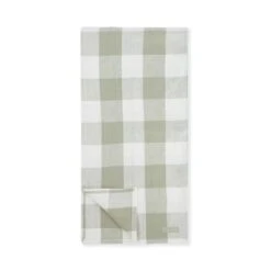 Sage Green Gingham Linen Table Runner 7 Sage Green Gingham Linen Table Runner -Sophie Allport sage gingham linen table runner cutout linwos810 ss23 high res square