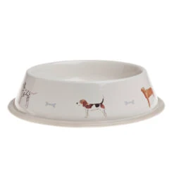 Woof Dog Bowl -Sophie Allport sdgwo01 woof dog bowl small 500ml front cut out high res web image 2
