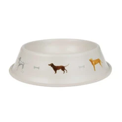 Woof Dog Bowl -Sophie Allport sdgwo02 woof dog bowl large 1 litre cut out web 1