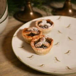 Robin Stoneware Dinner Plate 10 Robin Stoneware Dinner Plate -Sophie Allport sdp101 robin stoneware dinner plate portrait lifestyle high res square