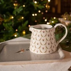 Robin Large Stoneware Jug 10 Robin Large Stoneware Jug -Sophie Allport slj101 pt10126 all101810 robin stoneware jug tray table runner landscape lifestyle high res square