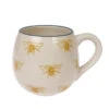 Bees Stoneware Mug -Sophie Allport spm36 bees stoneware mug patterned cut out high res square