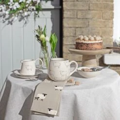 Sheep Stoneware Nibbles Bowl -Sophie Allport spm43 smj43 ssp43 all43300 sheep stoneware collection sheep napkin set of 4 lifestyle high res square d08a4b79 bcb8 4257 b9c8 8184edc113f4