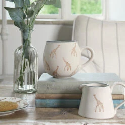 Giraffe Stoneware Mug 15 Giraffe Stoneware Mug -Sophie Allport spm77 giraffe zsl stoneware mug patterned 3 lifestyle high res square