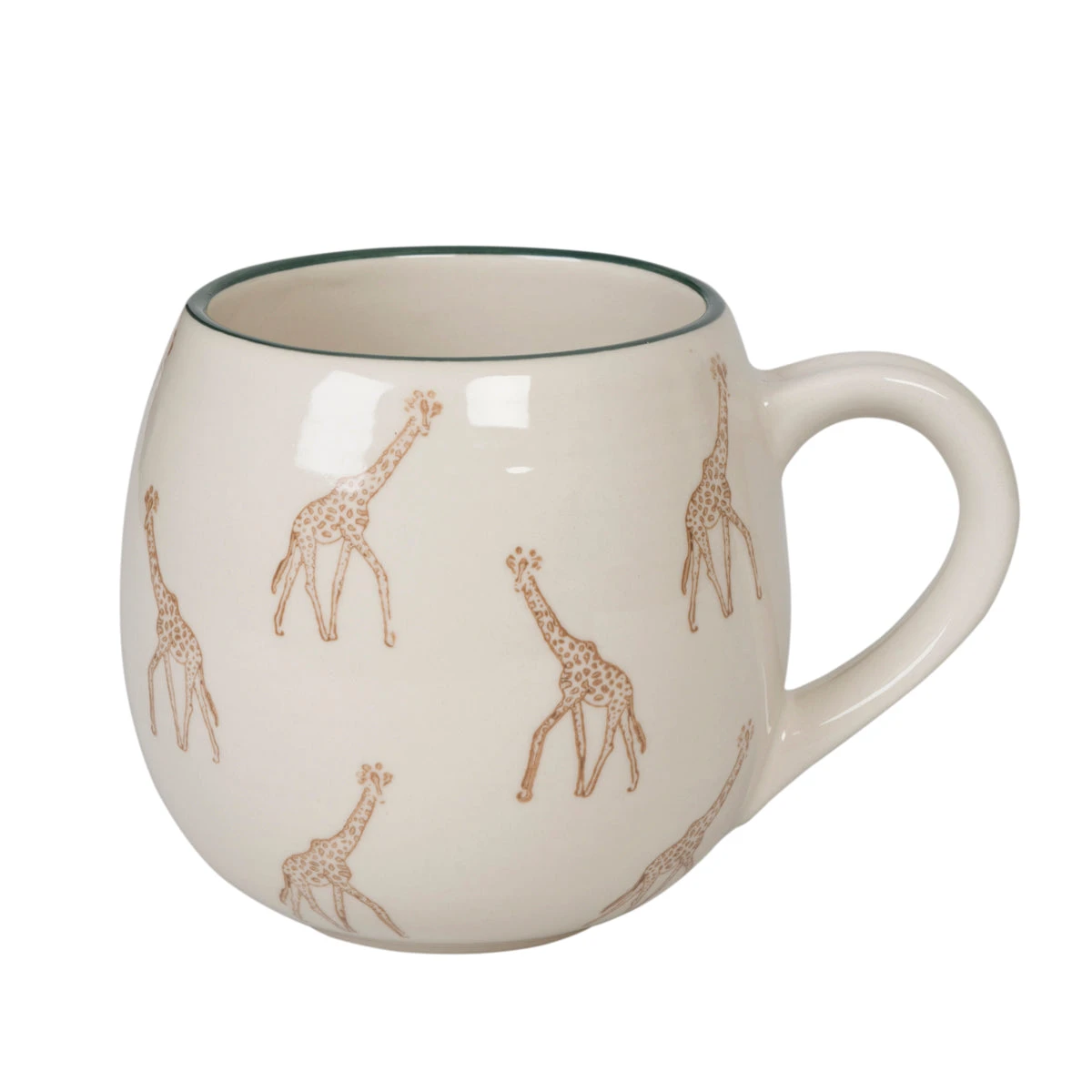 Giraffe Stoneware Mug 3 Giraffe Stoneware Mug