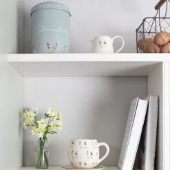 Chicken Mini Stoneware Jug -Sophie Allport spm8 smj8 ssp8 chicken stoneware mug patterned mini jug and side plate 2 lifestyle high res square 2 f58d2a41 b820 4382 af72 0fab178523de