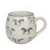 Grey Horse Stoneware Mug -Sophie Allport spm99 grey horse mug patterned stoneware cut out high res square