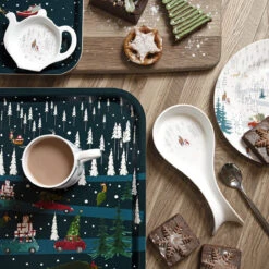 Home For Christmas Serving Tray - Large -Sophie Allport sr6001 home for christmas spoon rest lifestyle high res square c06a4dea 2d05 457f 8e9c cd66390cc02d