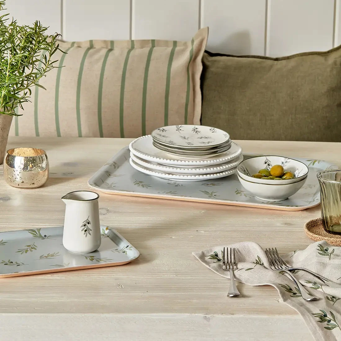 Olive Mini Stoneware Jug 5 Olive Mini Stoneware Jug - Image 3