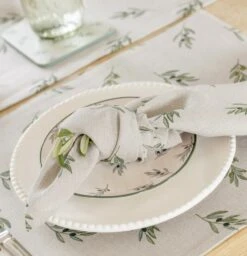 Olive Linen Placemat (Set Of 2) -Sophie Allport ss23 olive lin107300 napkin square d5b8f702 8172 4c75 a0bd 11d58fba81be