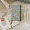 Strawberries A5 Fabric Notebook -Sophie Allport ss23 strawberries ju97510 poly97510b6 notebooks square
