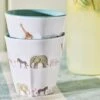 Animals Of The Savannah Melamine Beaker 2 Animals Of The Savannah Melamine Beaker -Sophie Allport ss23 zsl MBK11003 Melamine Cup detail square