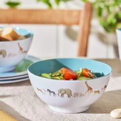 Sophie Allport 33 Animals Of The Savannah Melamine Bowl