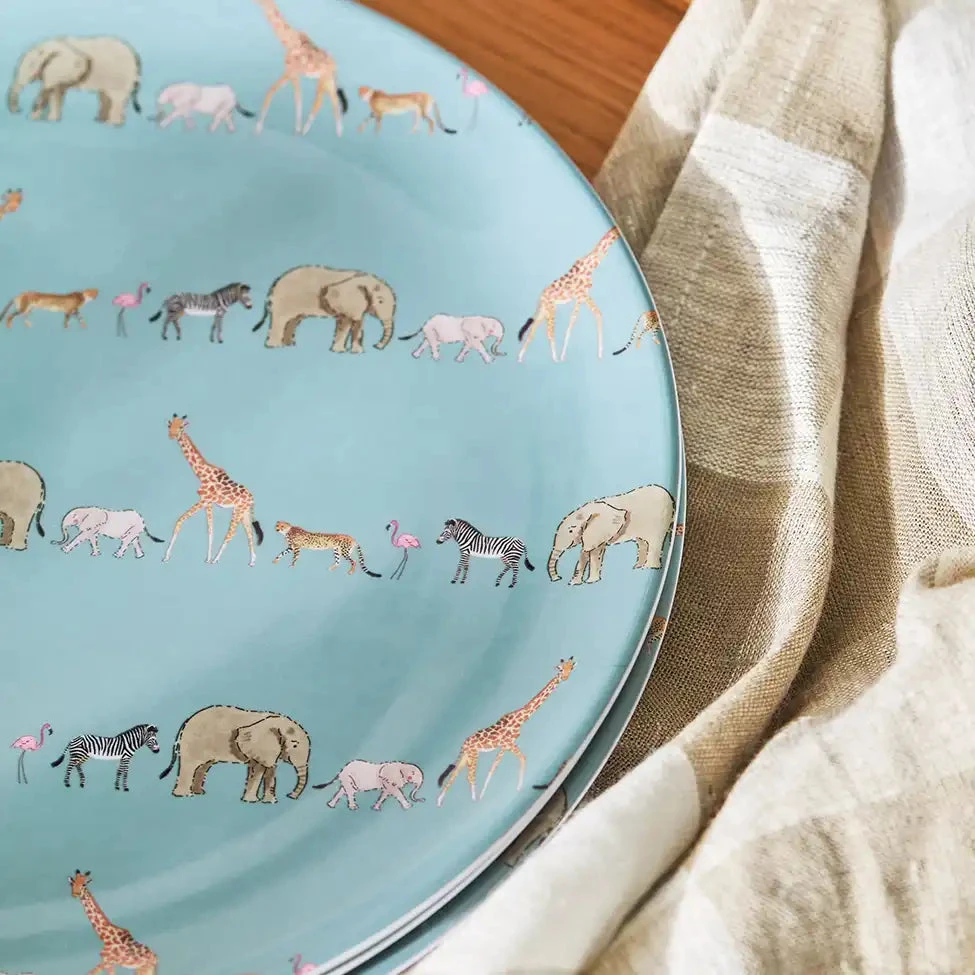 Animals Of The Savannah Melamine Dinner Plate 4 Animals Of The Savannah Melamine Dinner Plate - Image 2