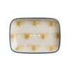 Bees Stoneware Soap Dish 2 Bees Stoneware Soap Dish -Sophie Allport ssd36 bees soap dish stoneware cut out high res square