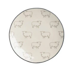 Sheep Stoneware Small Side Plate