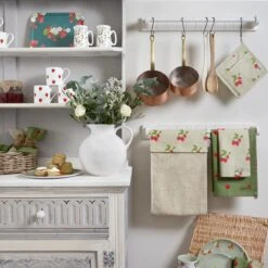 Strawberries Roller Hand Towel -Sophie Allport strawberries range dresser lifestyle high res square f2472e53 e3ee 450b aa8a 387884a18f19