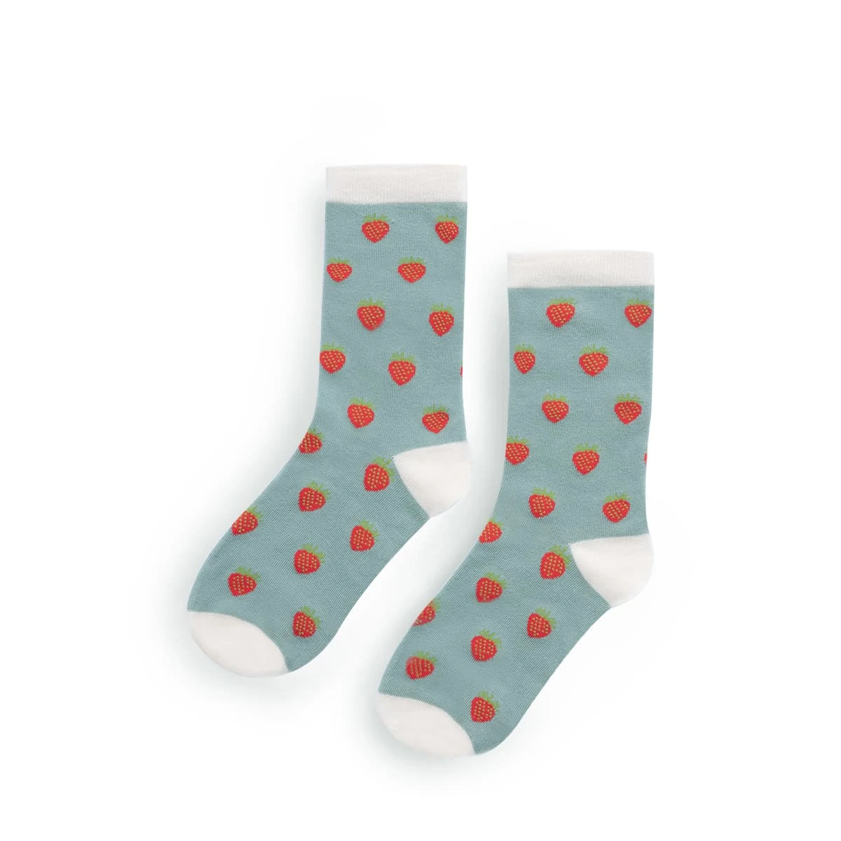 Strawberries Ladies Socks 5 Strawberries Ladies Socks - Image 3