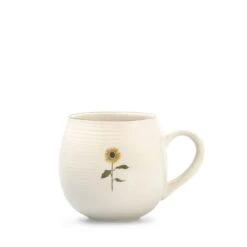 Sunflower Stoneware Mug -Sophie Allport sunflowers stoneware mug cutout spm108 ss23 high res square